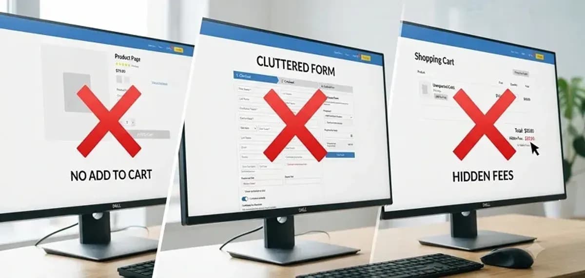 7 UX Design Fails That Kill Conversions (+ Fixes)